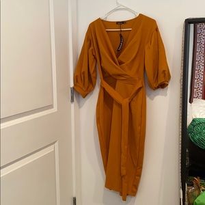 Plus Taylor Off The Shoulder Wrap Dress